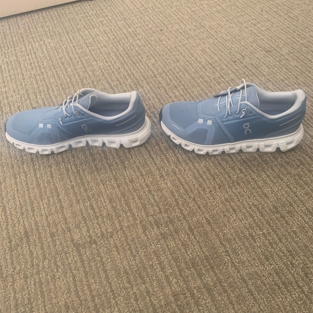 On Running Sneakers in Blue and White